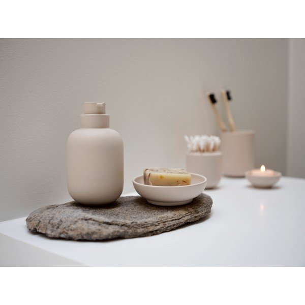 Bež lončen kopalniški organizator za vatke ali vatirane palčke Sensu – Zone-image-3