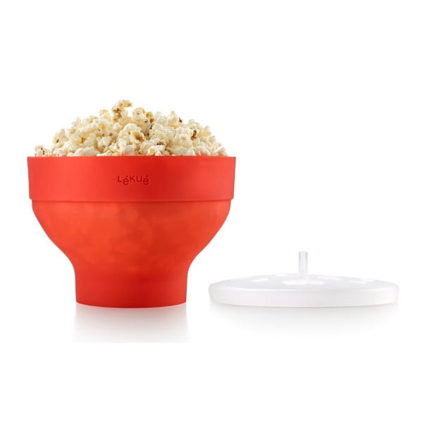 Silikonski model za popcorn, rdeč