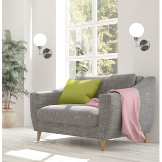Stenska svetilka v srebrni barvi Logos - Candellux Lighting
