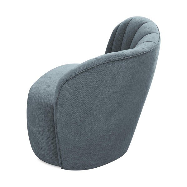 Moder fotelj iz šenilje Keloa – Makamii-image-3