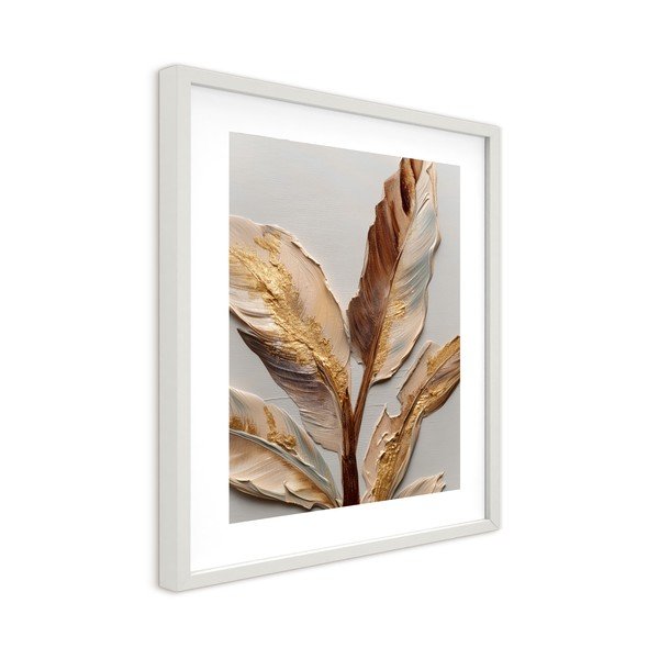 Tiskana slika z okvirjem 40x50 cm Golden Strelitzia – Styler-image-4