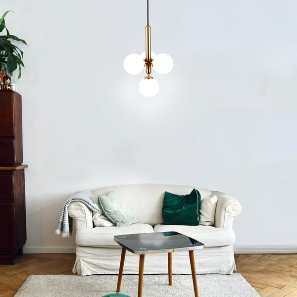 Viseča svetilka v zlati barvi SULION Musa, višina 120 cm-image-2