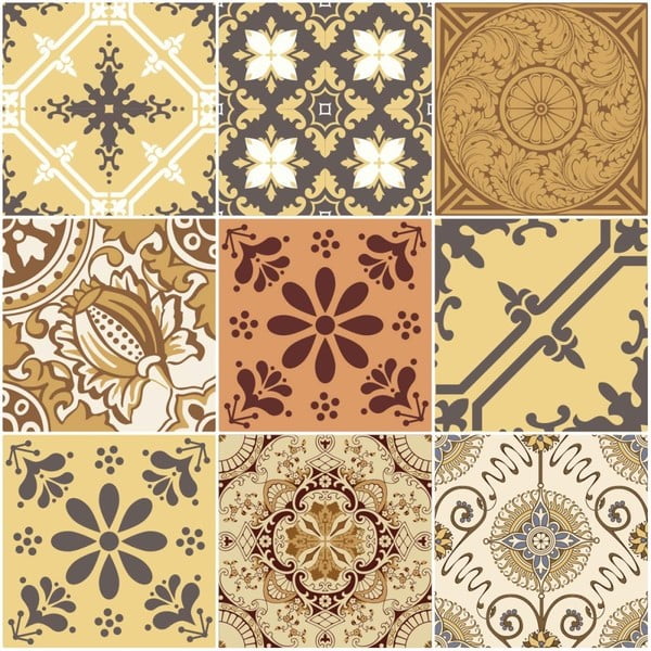 Komplet 9 nalepk Ambiance Cottage, 10 x 10 cm-image-1