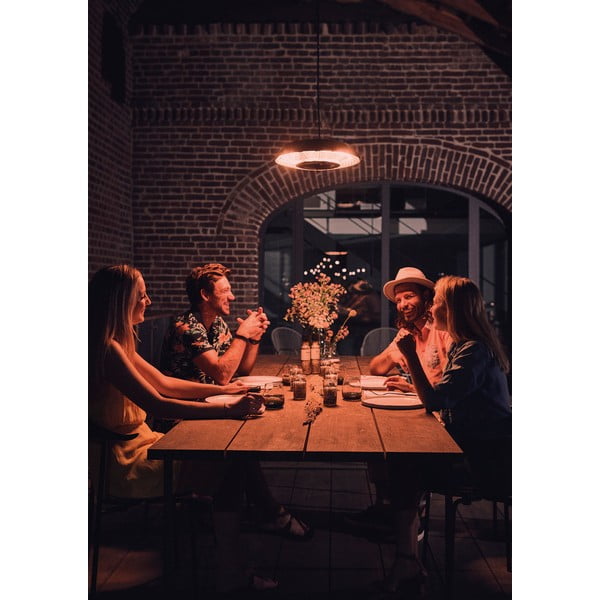 Črn stenski električni grelnik ENDERS Marbella-image-1