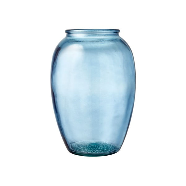 Vaza iz modrega stekla Bitz Kusintha, ø 17,5 cm