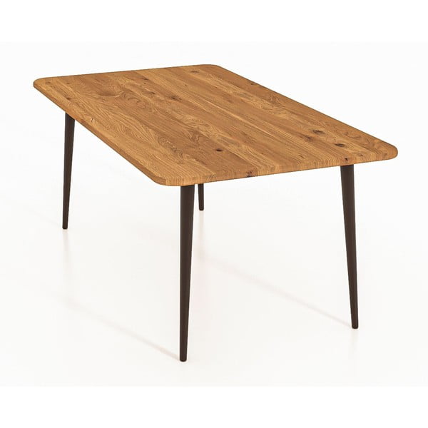 Mizica iz masivnega hrasta 90x90 cm Kula – The Beds-image-3