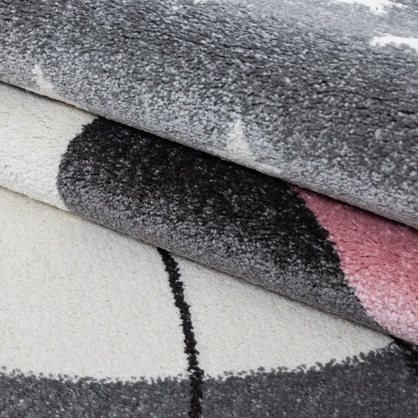 Rožnato-siva otroška preproga 80x150 cm Kids – Ayyildiz Carpets-image-2