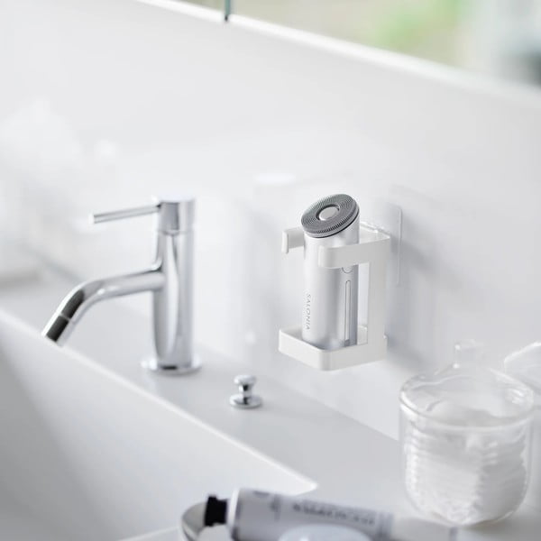 Belo kovinsko držalo za izdelke za nego kože Film Hook – YAMAZAKI-image-4