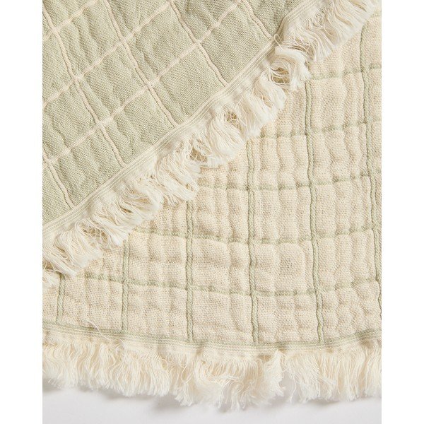 Svetlo zelena otroška odeja iz žakarja 130x170 cm Tivaro – Kave Home-image-4