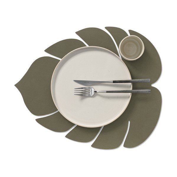 Pogrinjek iz eko usnja 35x42 cm Monstera Leaf Nupo – LIND DNA-image-1