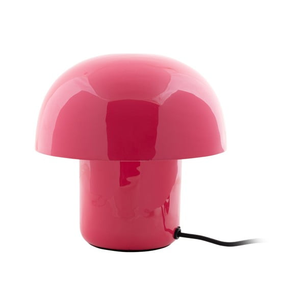 Rožnata namizna svetilka s kovinskim senčilom (višina 20 cm) Fat Mushroom – Leitmotiv