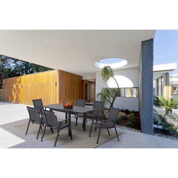 Aluminijasta vrtna miza 80x83 cm Pelagius – Bizzotto-image-1