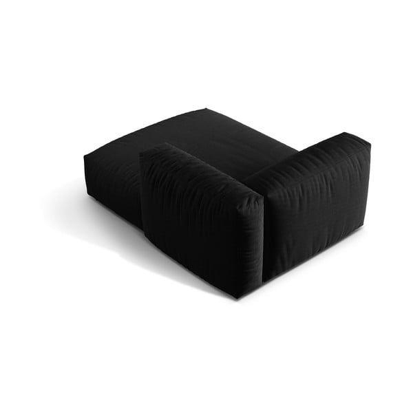 Črn modul za sedežno garnituro (desni kot) Martina – Micadoni Home-image-3