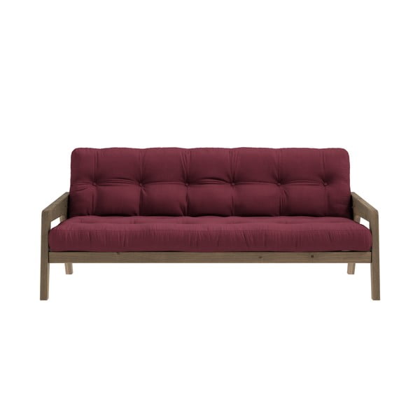 Rdeč raztegljiv kavč 204 cm Grab - Karup Design