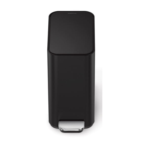Jeklen koš za smeti s pedalom 5 l – simplehuman-image-3