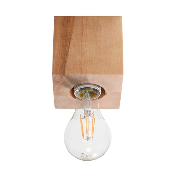 Stropna svetilka v naravni barvi 10x10 cm Gabi – Nice Lamps