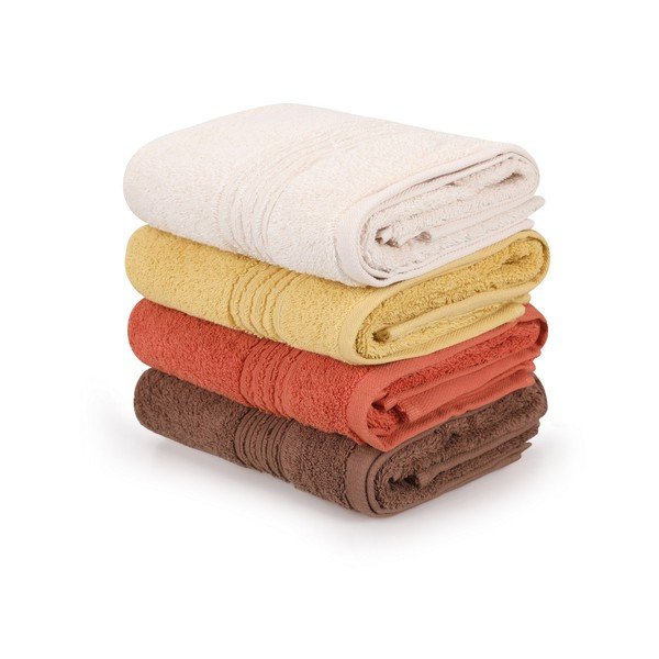 Bombažne brisače v kompletu 4 ks 50x90 cm Asorti – Foutastic-image-2