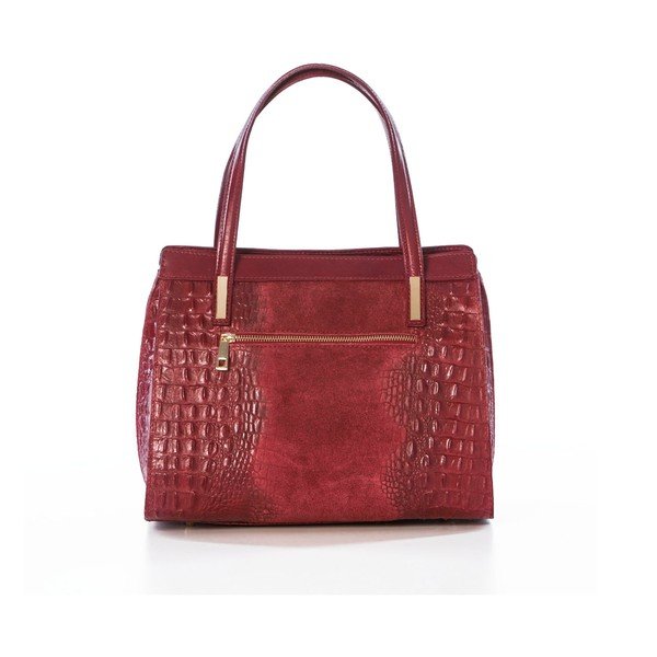 Usnjena torbica Croco Red-image-2