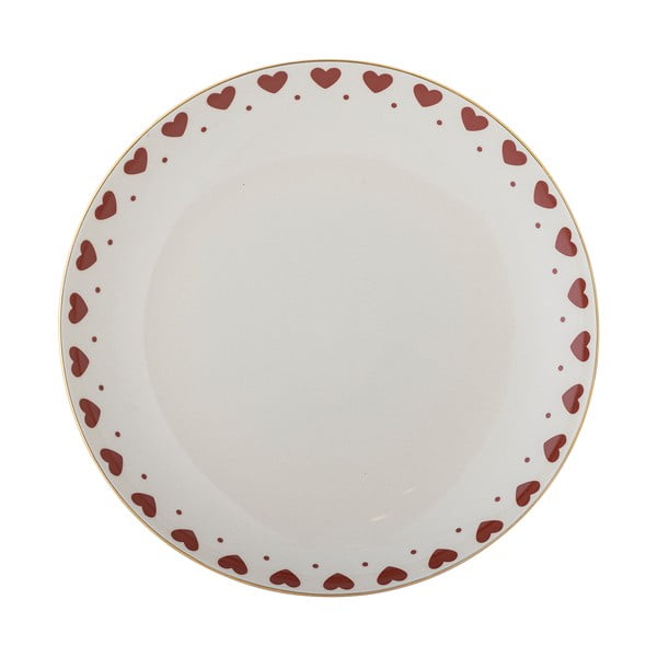 Bel lončen krožnik z božičnim motivom ø 26,5 cm Jolly – Bloomingville