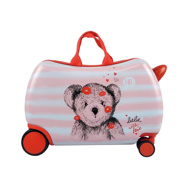 Otroški kovček Lulucastagnette Teddy Bear, 30 l