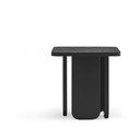 Črna dodatna miza Teulat Arq