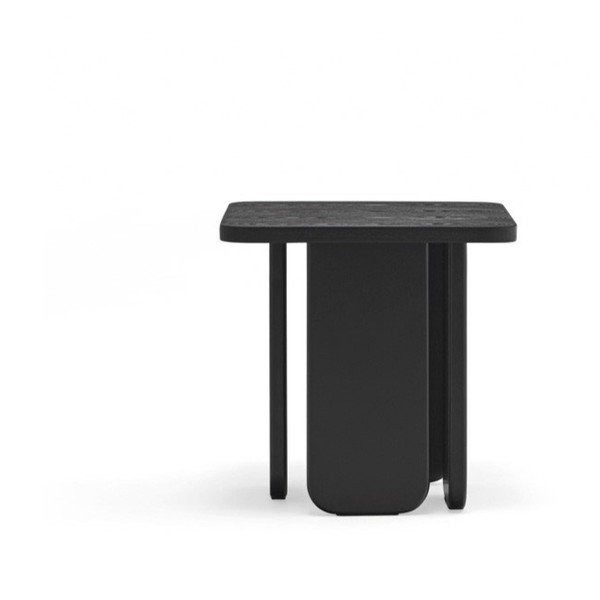 Črna dodatna miza Teulat Arq