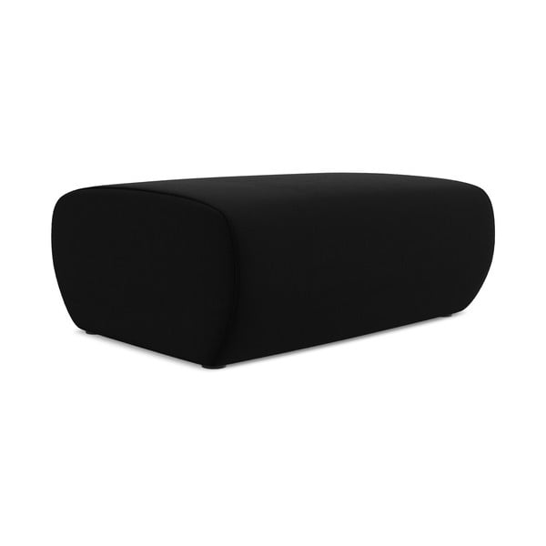 Črn žameten tabure Kapua – Makamii-image-1