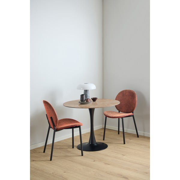 Jedilni stol v barvi terakote Cliff – Actona-image-1