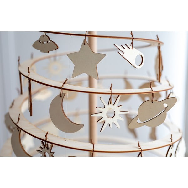 Komplet 8 lesenih božičnih okraskov Spira Medium-image-3