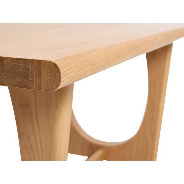 Raztegljiva jedilna miza v hrastovem dekorju 95x180 cm Flow – Unique Furniture-image-4