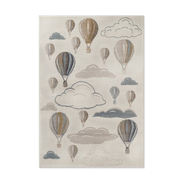 Kremno bela otroška preproga 120x170 cm Hot Air Balloon – Hanse Home