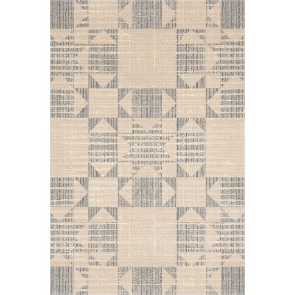 Bež volnena preproga 133x190 cm Frotage beige – Agnella