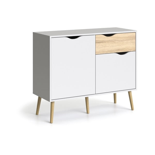 Bela komoda Tvilum Oslo, 99 x 82 cm-image-3