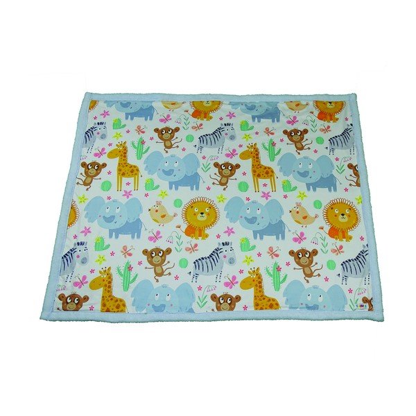 Svetlo modra otroška odeja 80x100 cm – OYO kids-image-1