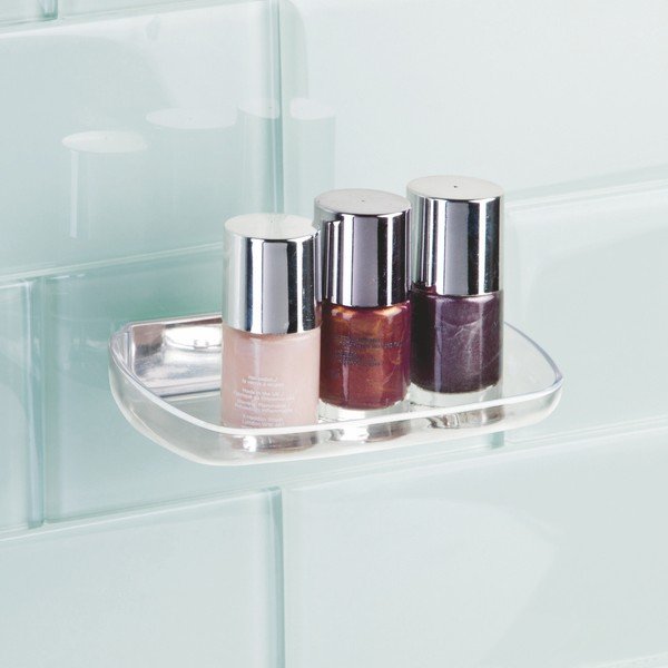 InterDesign Una Dish Wall Soap Tray-image-1