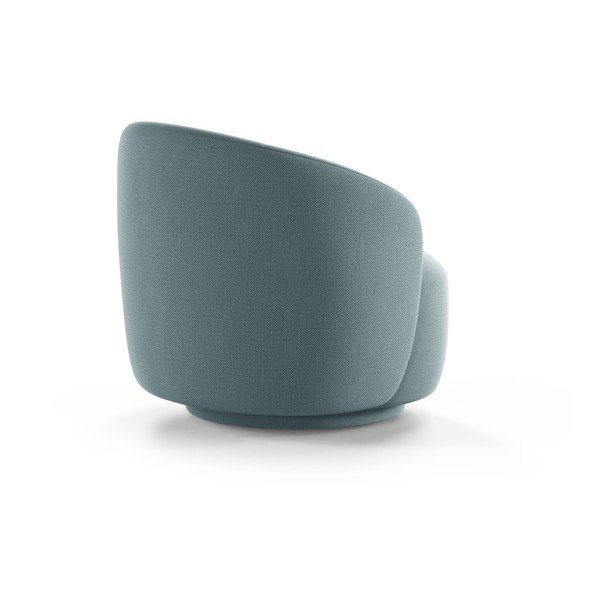 Svetlo moder vrtljiv fotelj Letizia – Micadoni -image-2