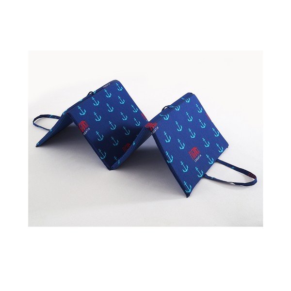 Modra vrtna sedežna blazina za ležalnik 49x137 cm   Anchors – B.E.S.-image-1