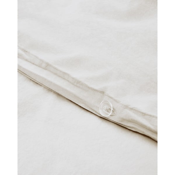 Kremno bela podaljšana posteljnina za zakonsko posteljo iz bombažnega perkala 240x220 cm Sifinia – Kave Home-image-3