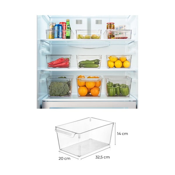 Plastični organizator hladilnika 3 kos - Hermia-image-2