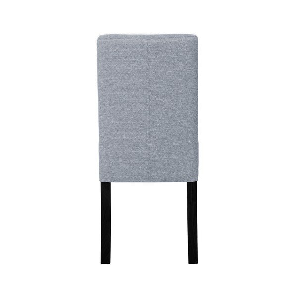 Siv stol s črnimi bukovimi nogami Ted Lapidus Maison Tonka-image-4