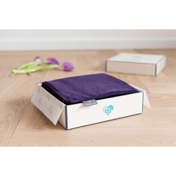 Temno vijolična prevleka za vzglavnik WeLoveBeds, 40 x 60 cm-image-1