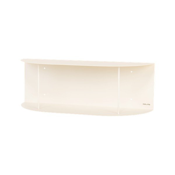 Bež večnivojska kovinska polica 60 cm Lina – noo.ma