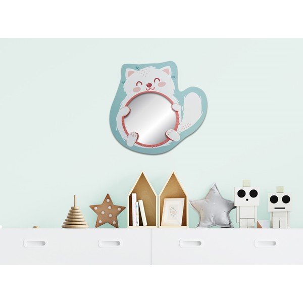 Stensko ogledalo ø 20 cm Kitty – Mioli Decor-image-1