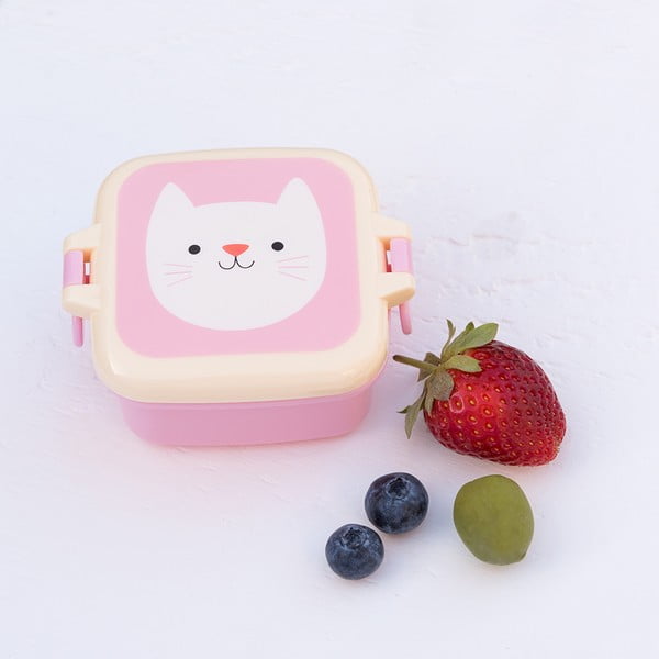 Roza škatla za prigrizke Rex London Cookie the Cat-image-2