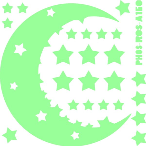 Svetleča nalepka Fanastick Fanastick Moon And The Stars-image-1