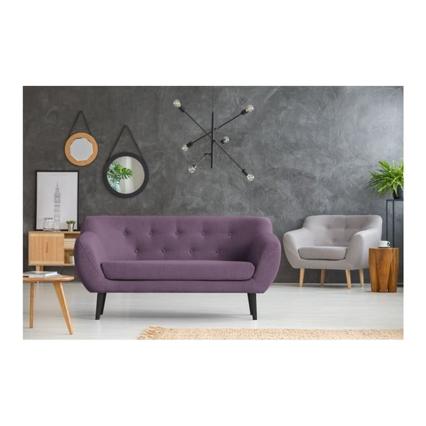 Vijolični kavč Mazzini Sofas Piemont, 158 cm-image-4