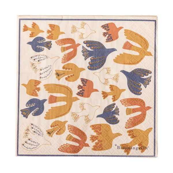 Papirnati prtički v kompletu 20 ks 33x33 cm Anniversary – Bloomingville-image-2