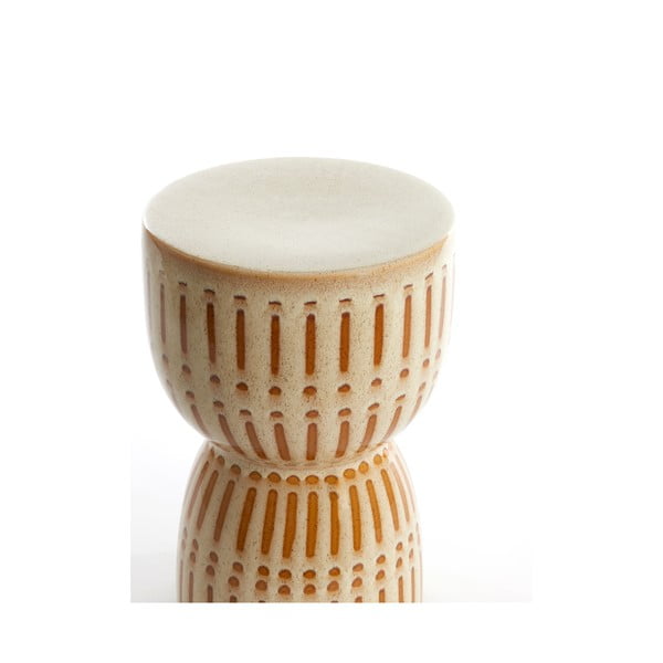 Keramična okrogla stranska mizica ø 28,5 cm Finca – Light & Living-image-1