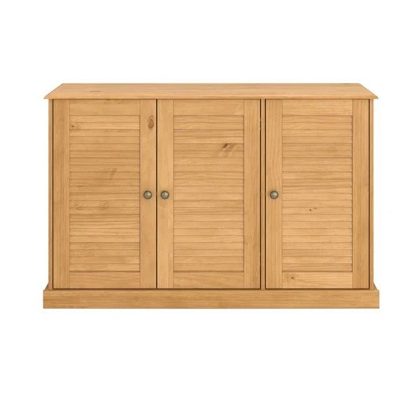Komoda iz masivnega bora v svetli naravni barvi 125x80x38 cm Edith – Støraa