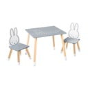 Komplet pohištva za otroke 3 ks Miffy – Roba